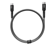 NEXT ONE Kabel Braided USB-C / USB-C 1,2 m space gray - 1318719 - zdjęcie 1